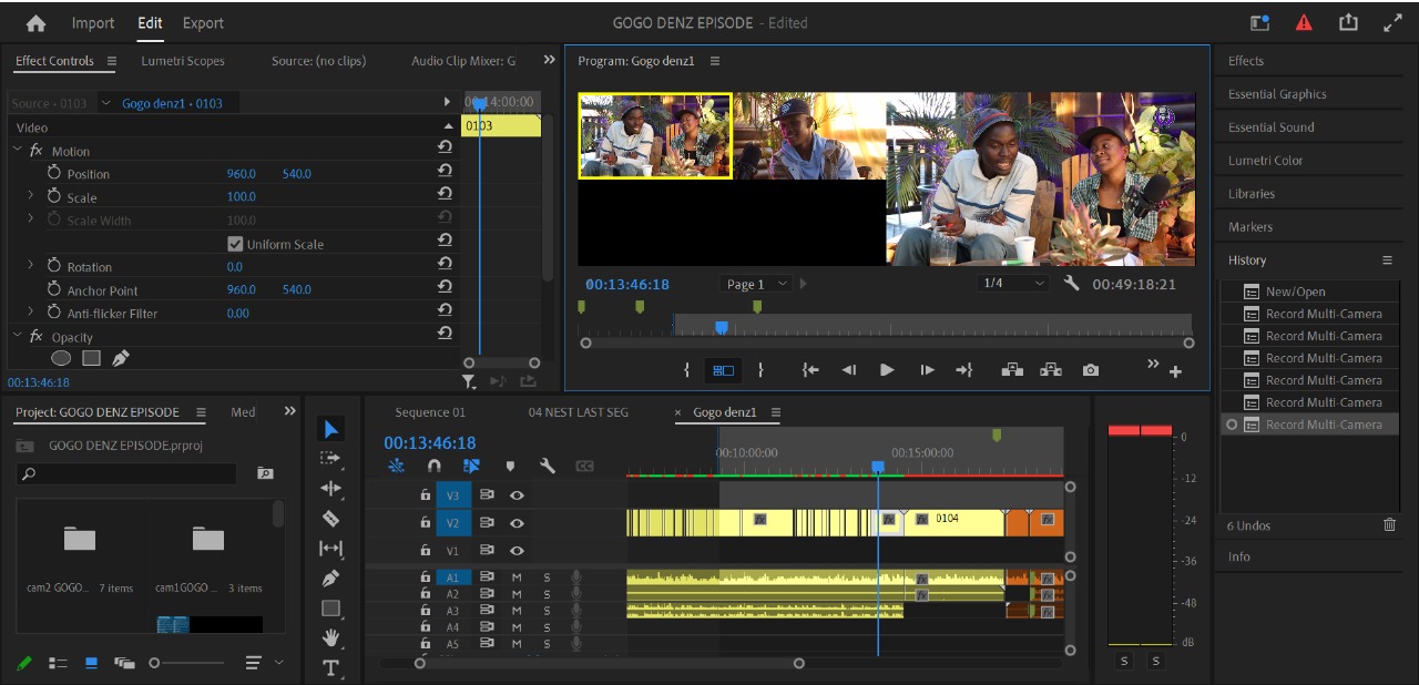 Editing & post-production suite